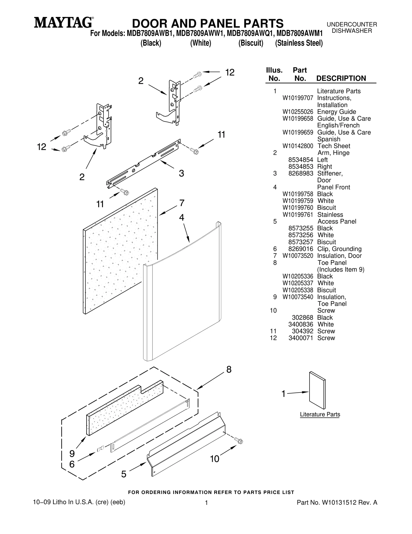 DOOR AND PANEL PARTS