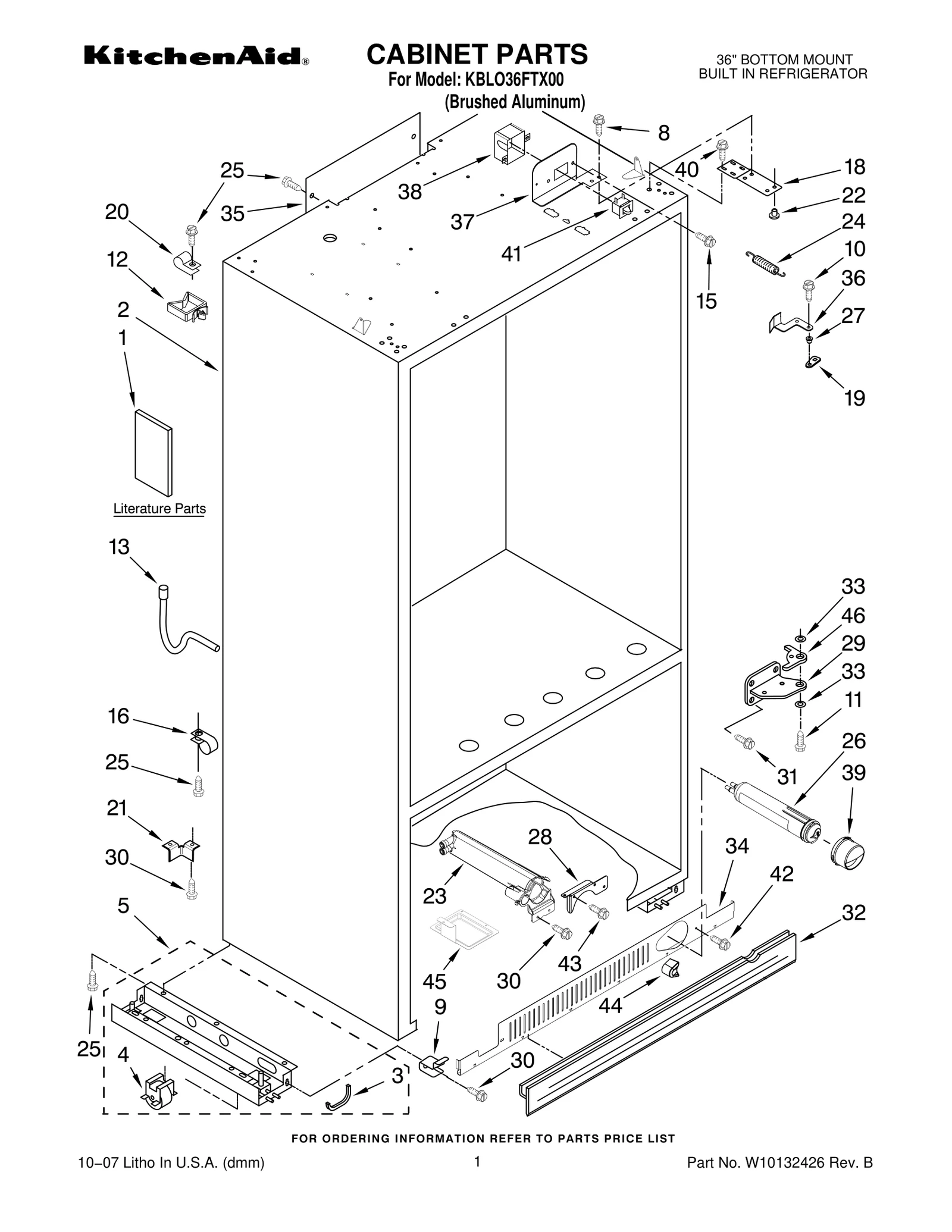 CABINET PARTS