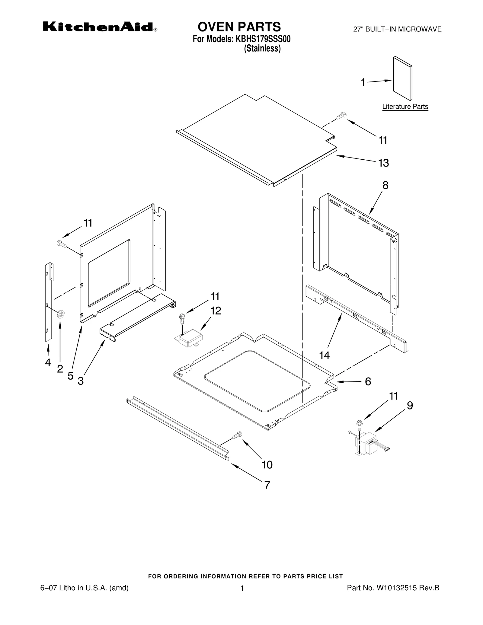OVEN PARTS
