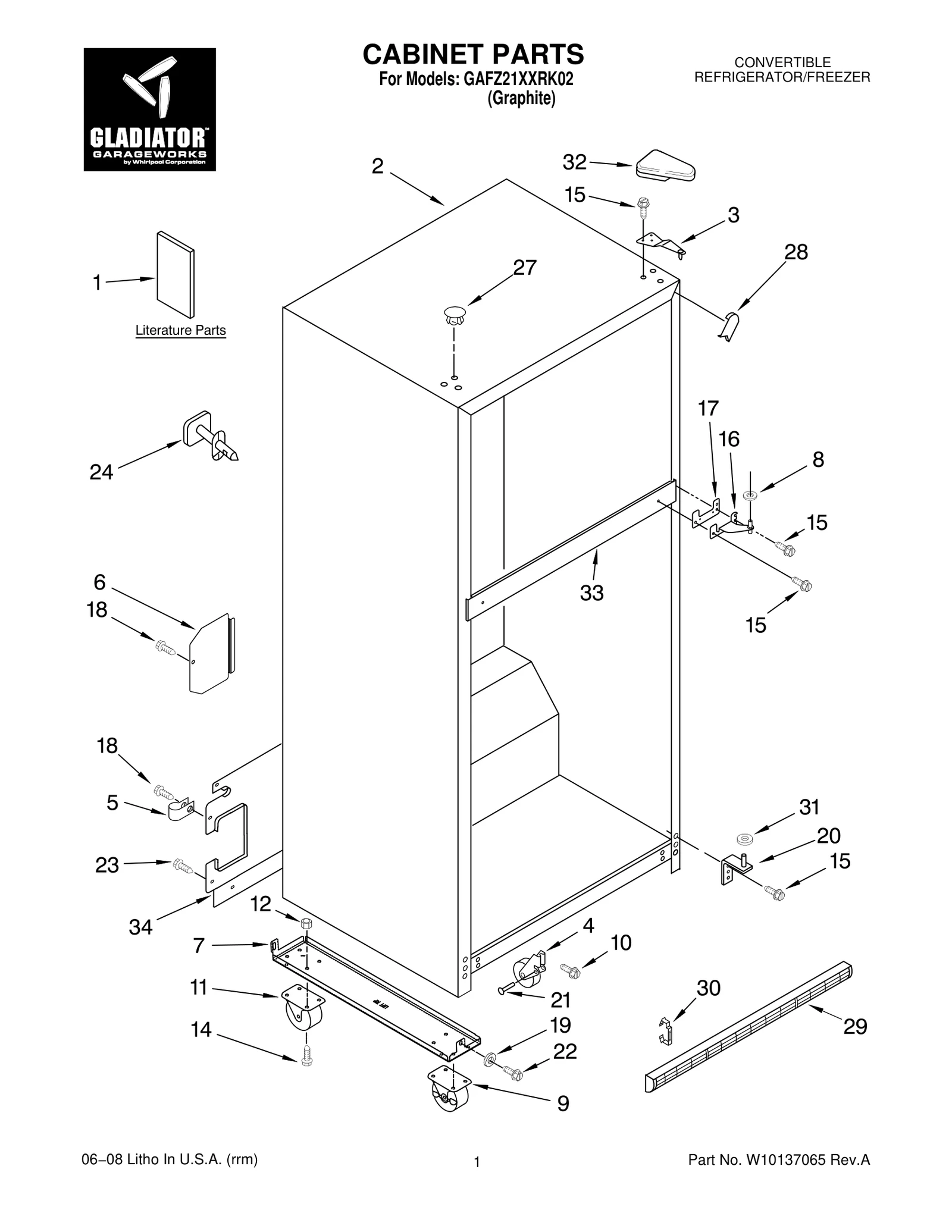 CABINET PARTS