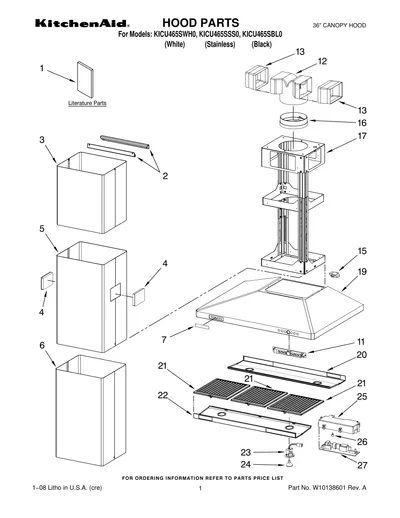 HOOD PARTS