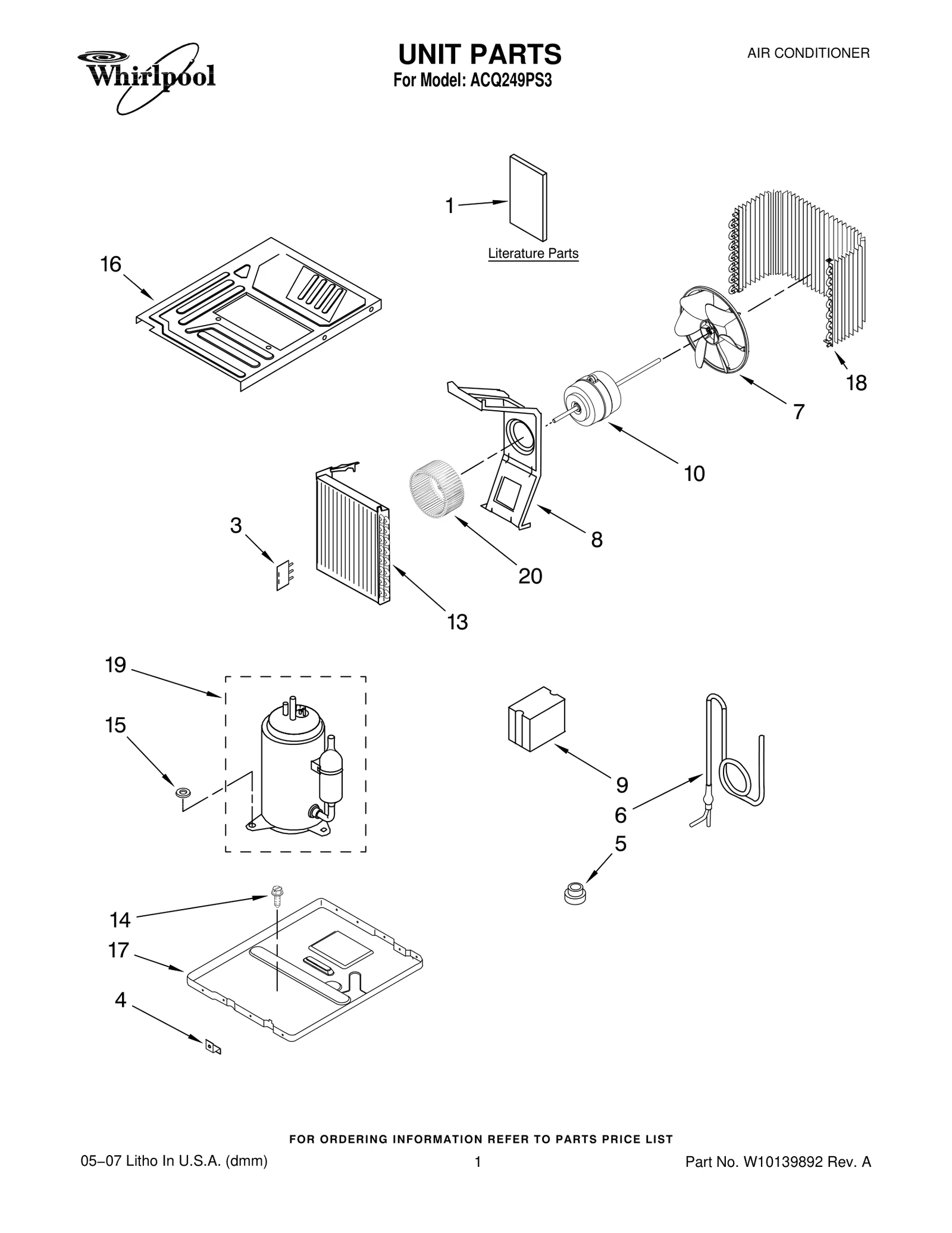 UNIT PARTS