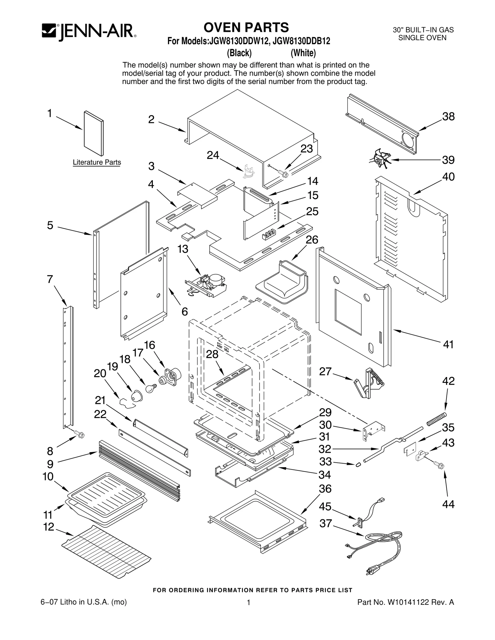 OVEN PARTS