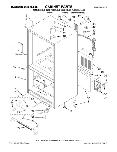 CABINET PARTS