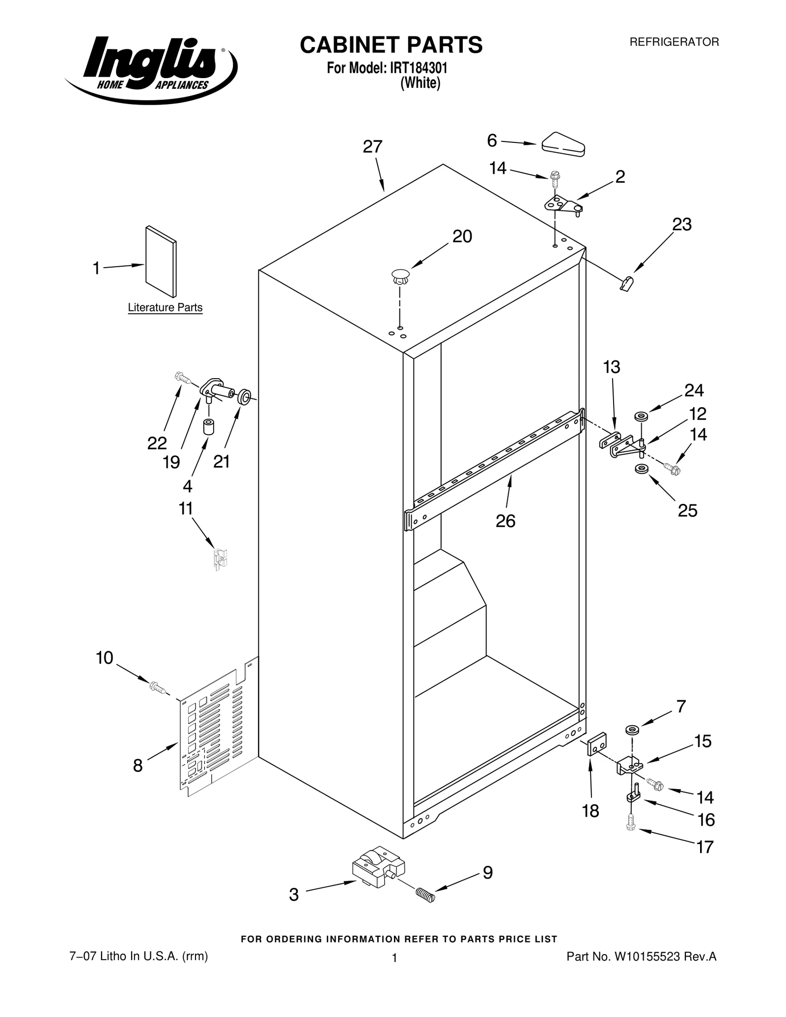 CABINET PARTS