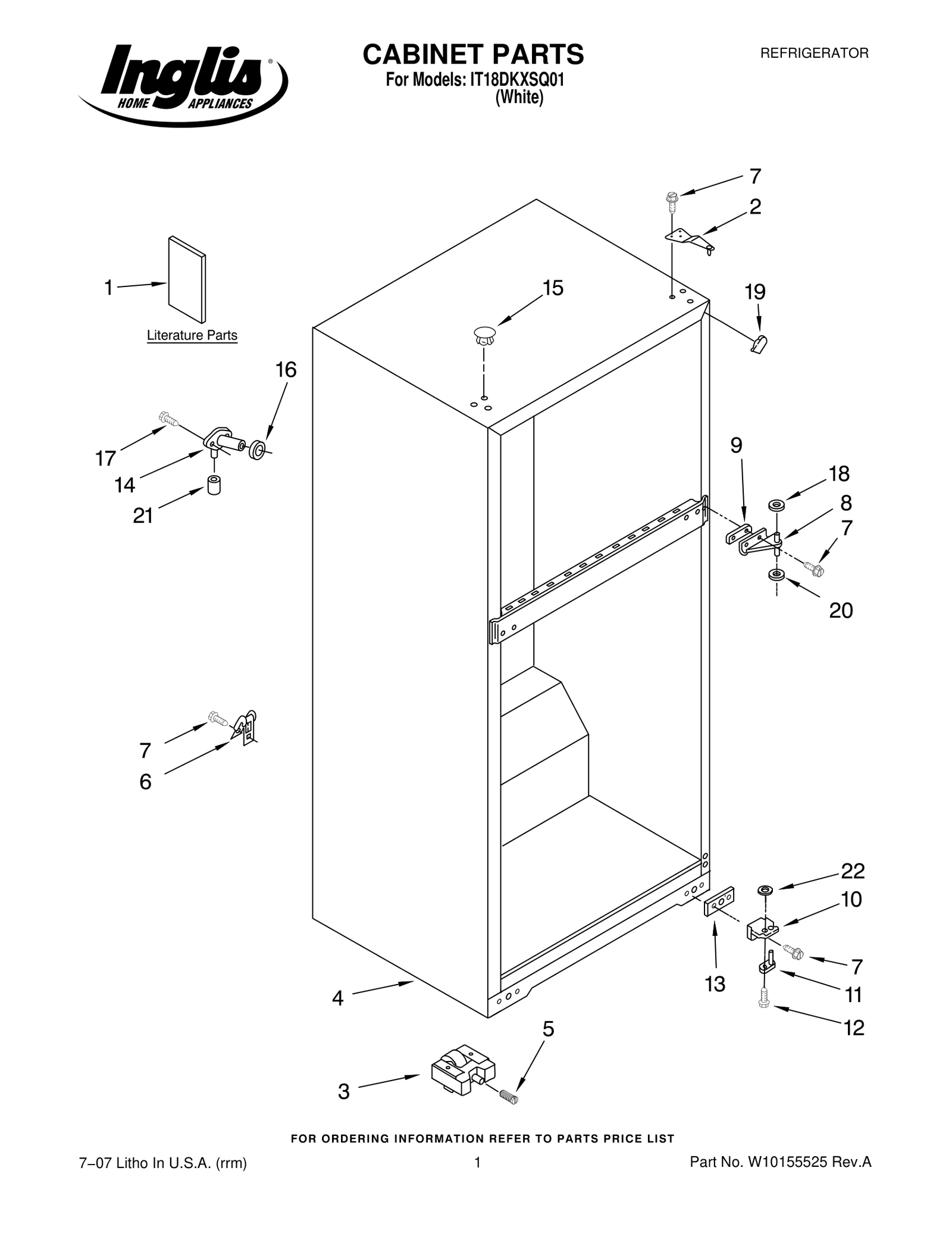 CABINET PARTS