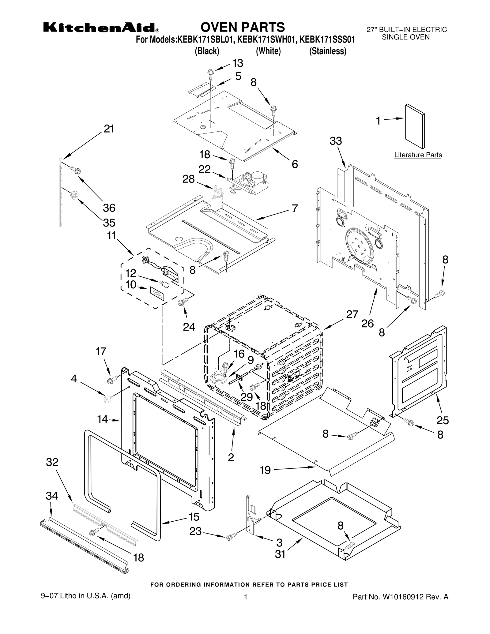 OVEN PARTS