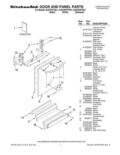 DOOR AND PANEL PARTS