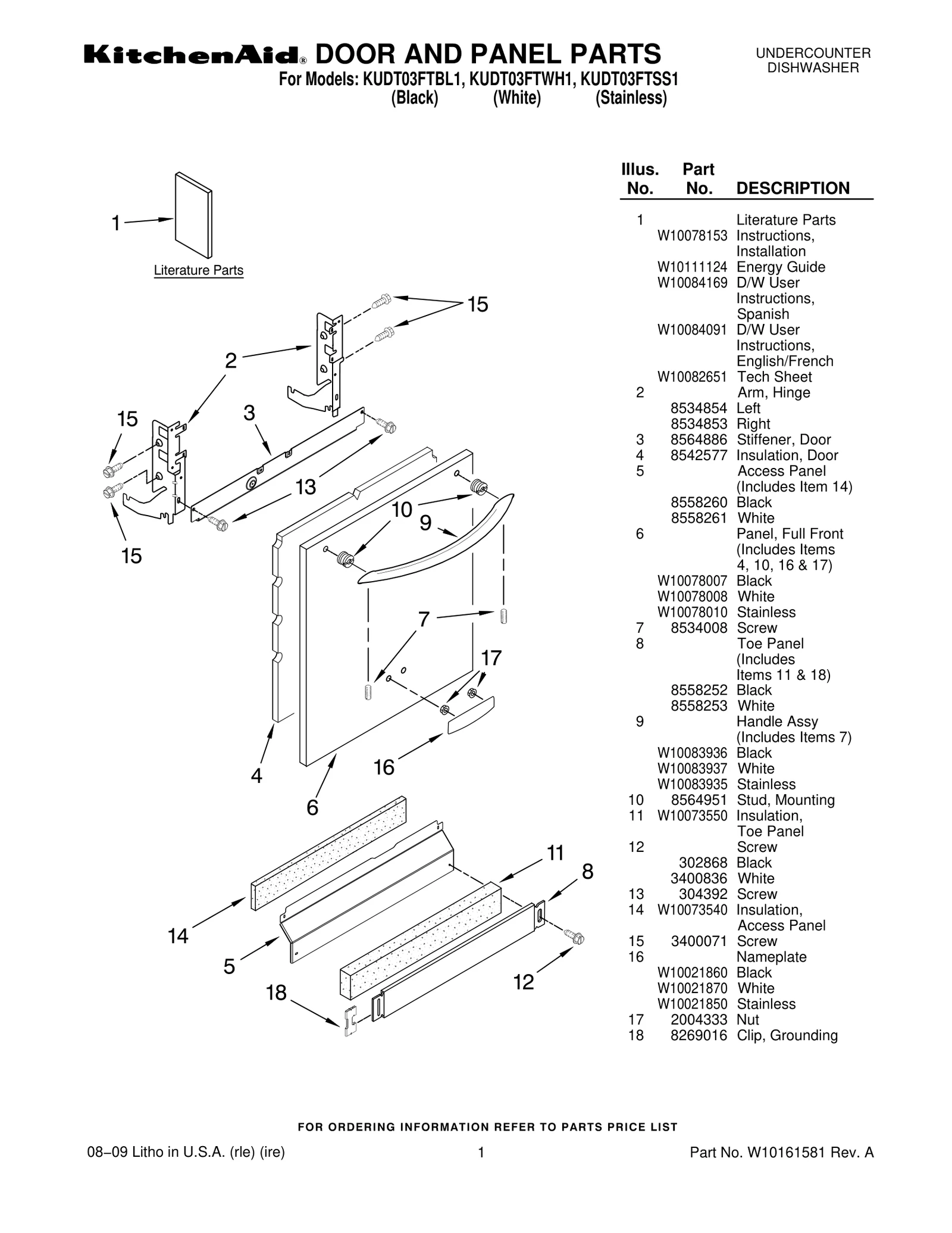 DOOR AND PANEL PARTS