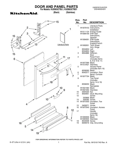 DOOR AND PANEL PARTS