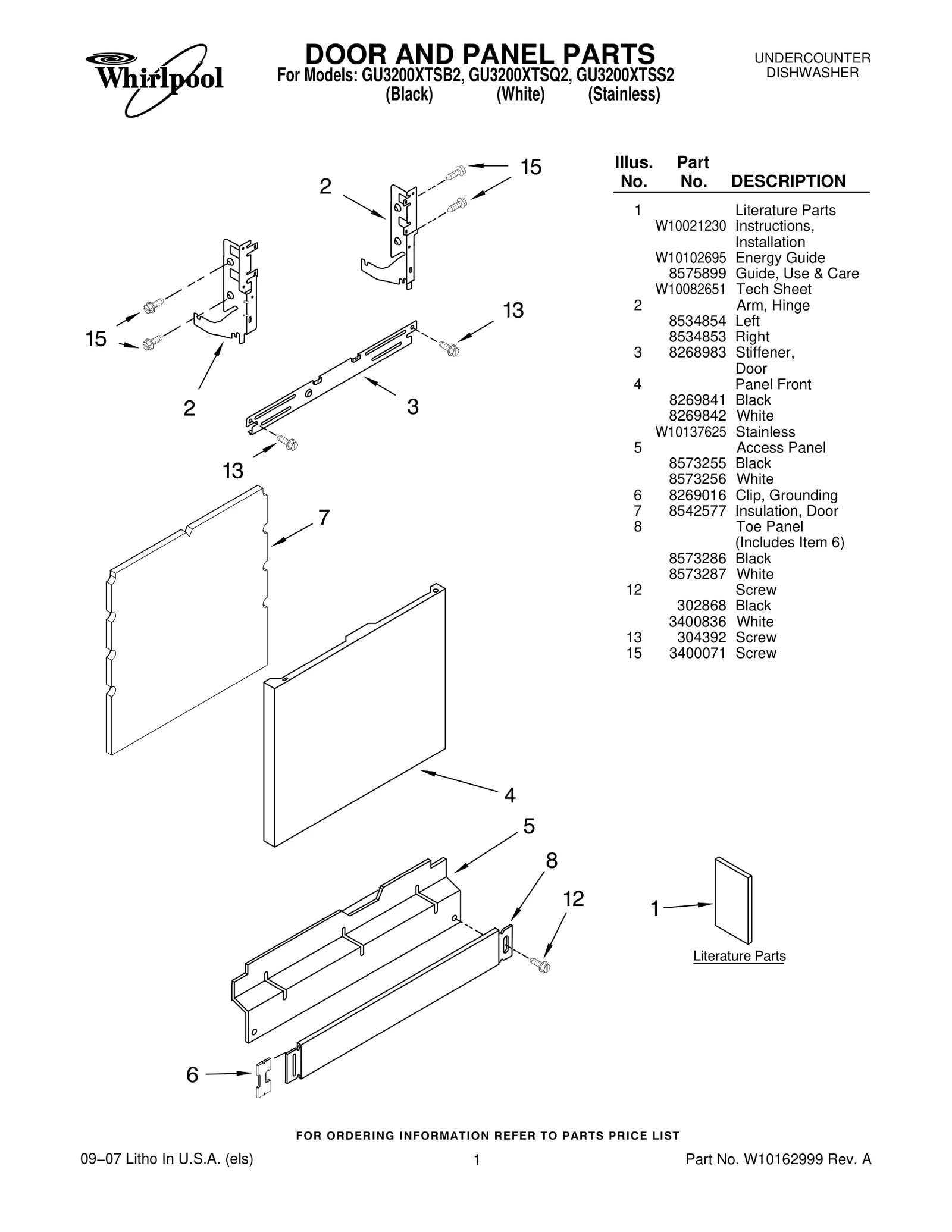 DOOR AND PANEL PARTS