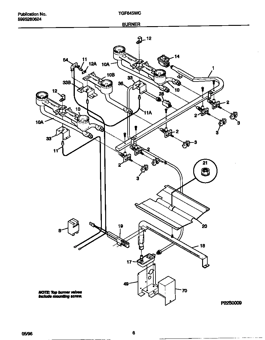 Shut-Off Valve Nut