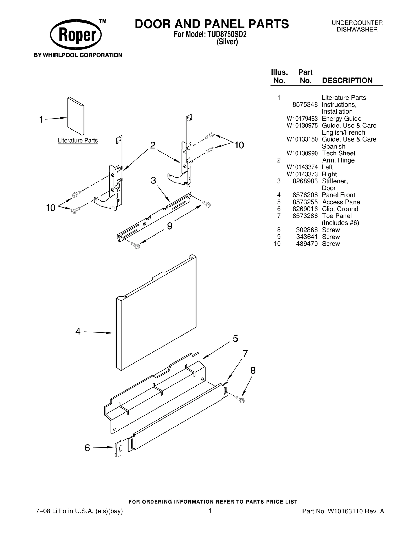 DOOR AND PANEL PARTS