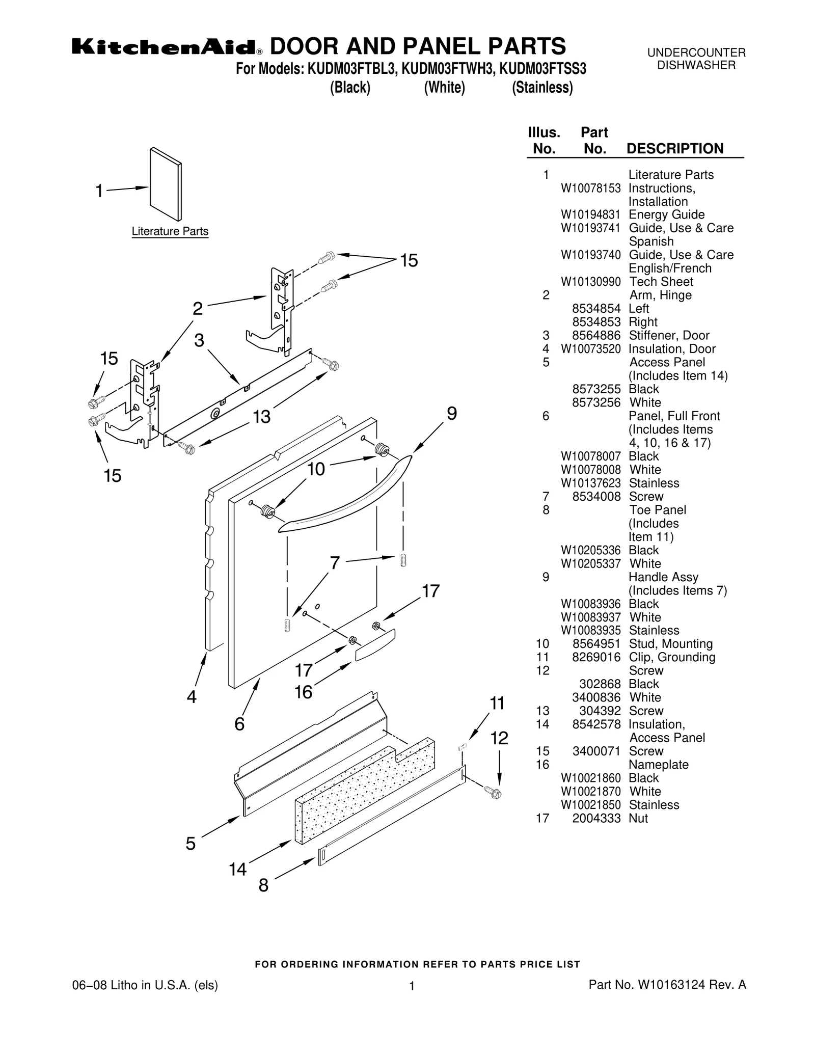 DOOR AND PANEL PARTS