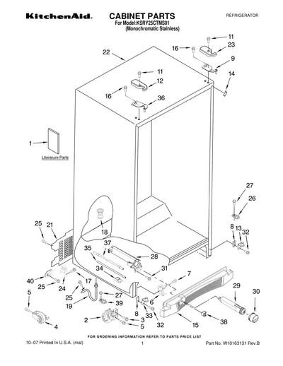 CABINET PARTS