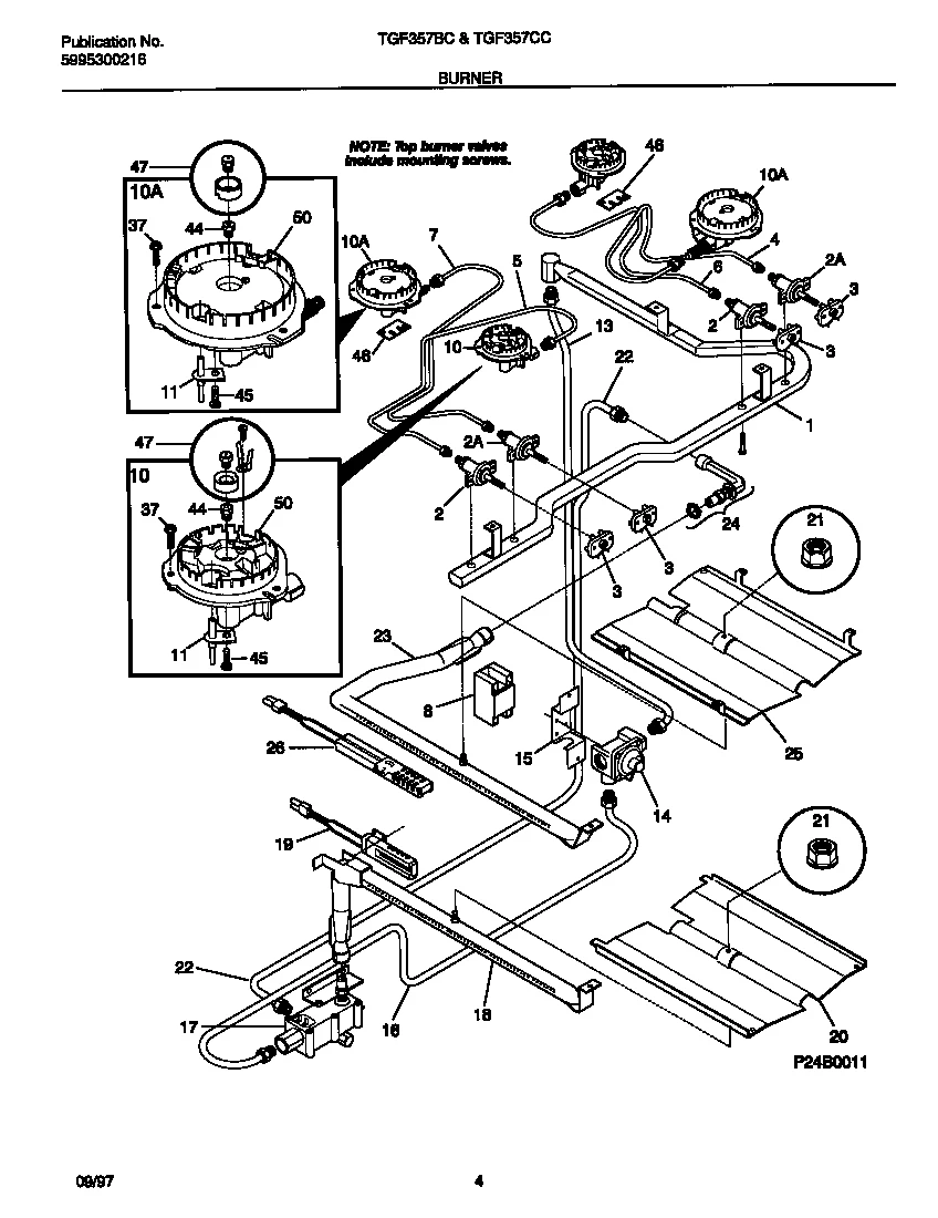 Orifice Top Burner