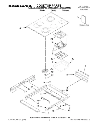 COOKTOP PARTS