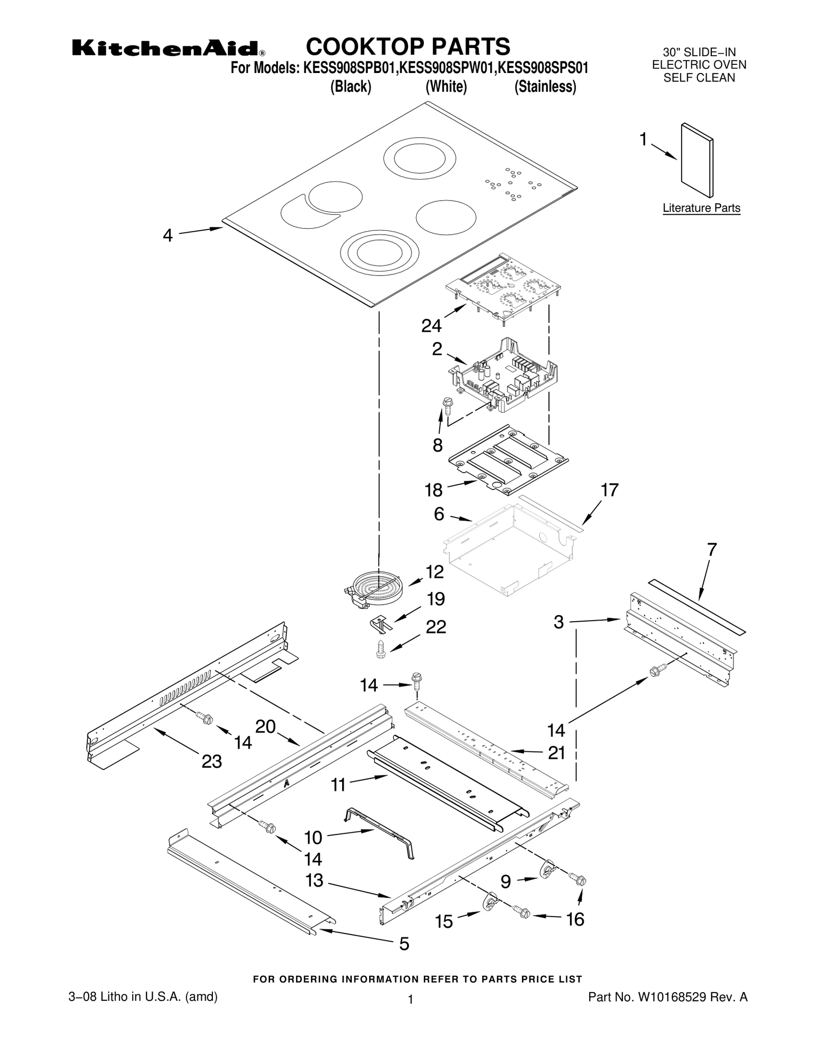 COOKTOP PARTS