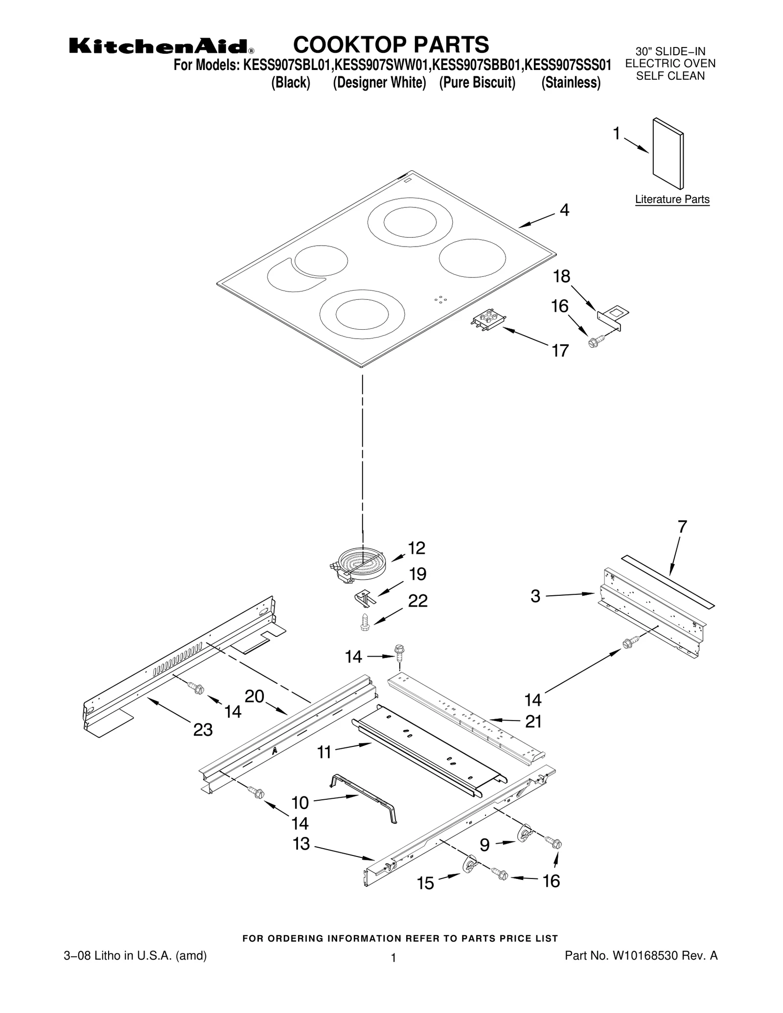 COOKTOP PARTS