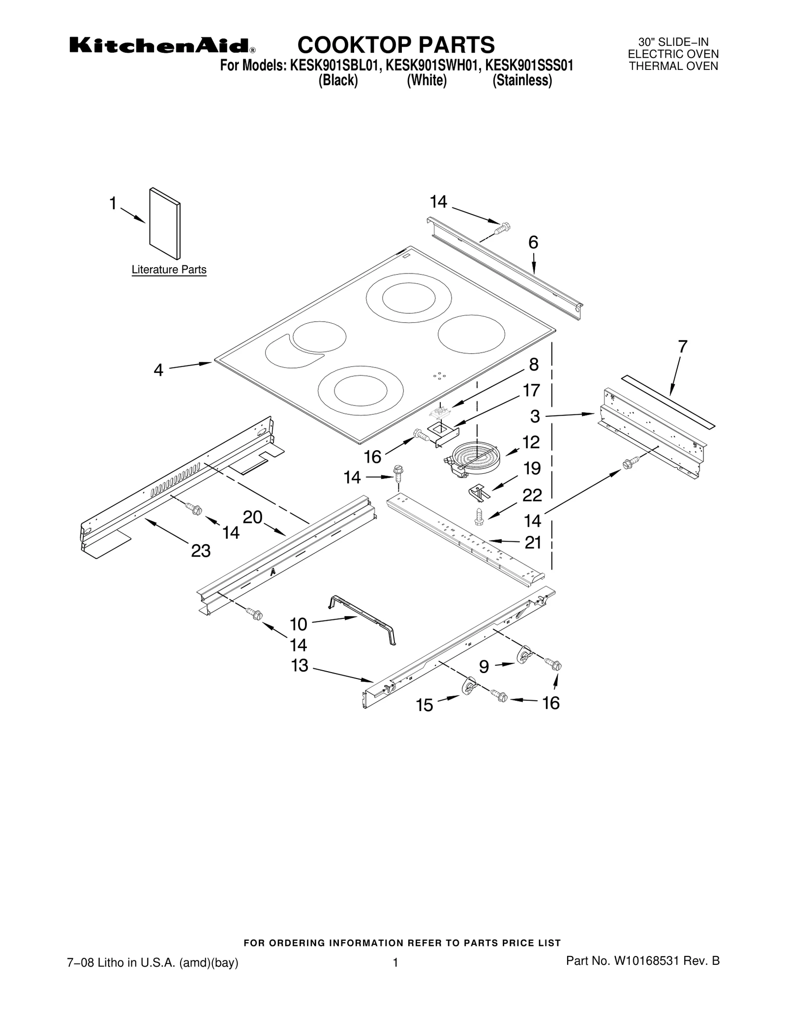 COOKTOP PARTS