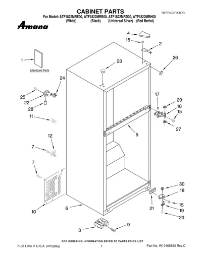 CABINET PARTS