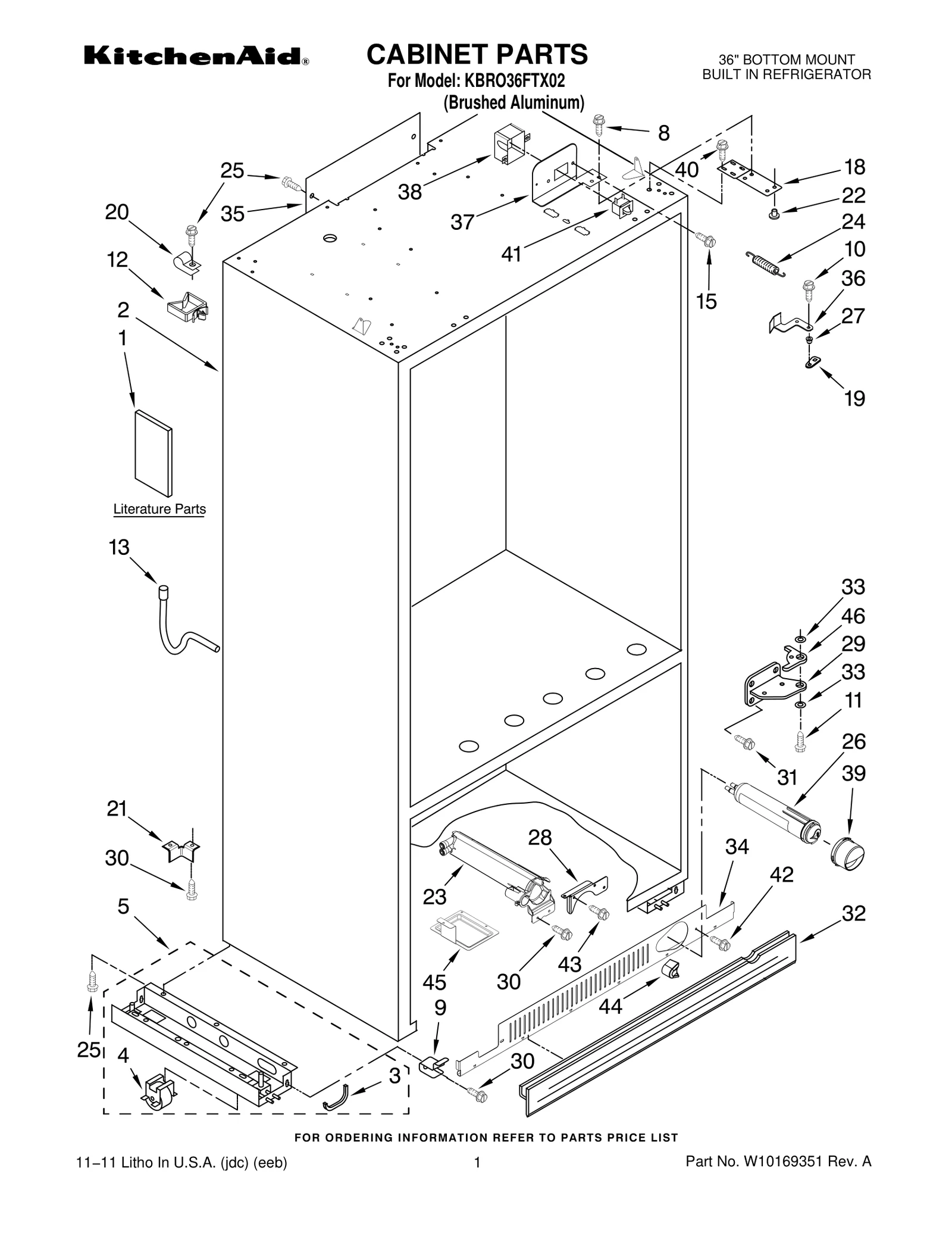 CABINET PARTS