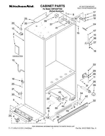 CABINET PARTS