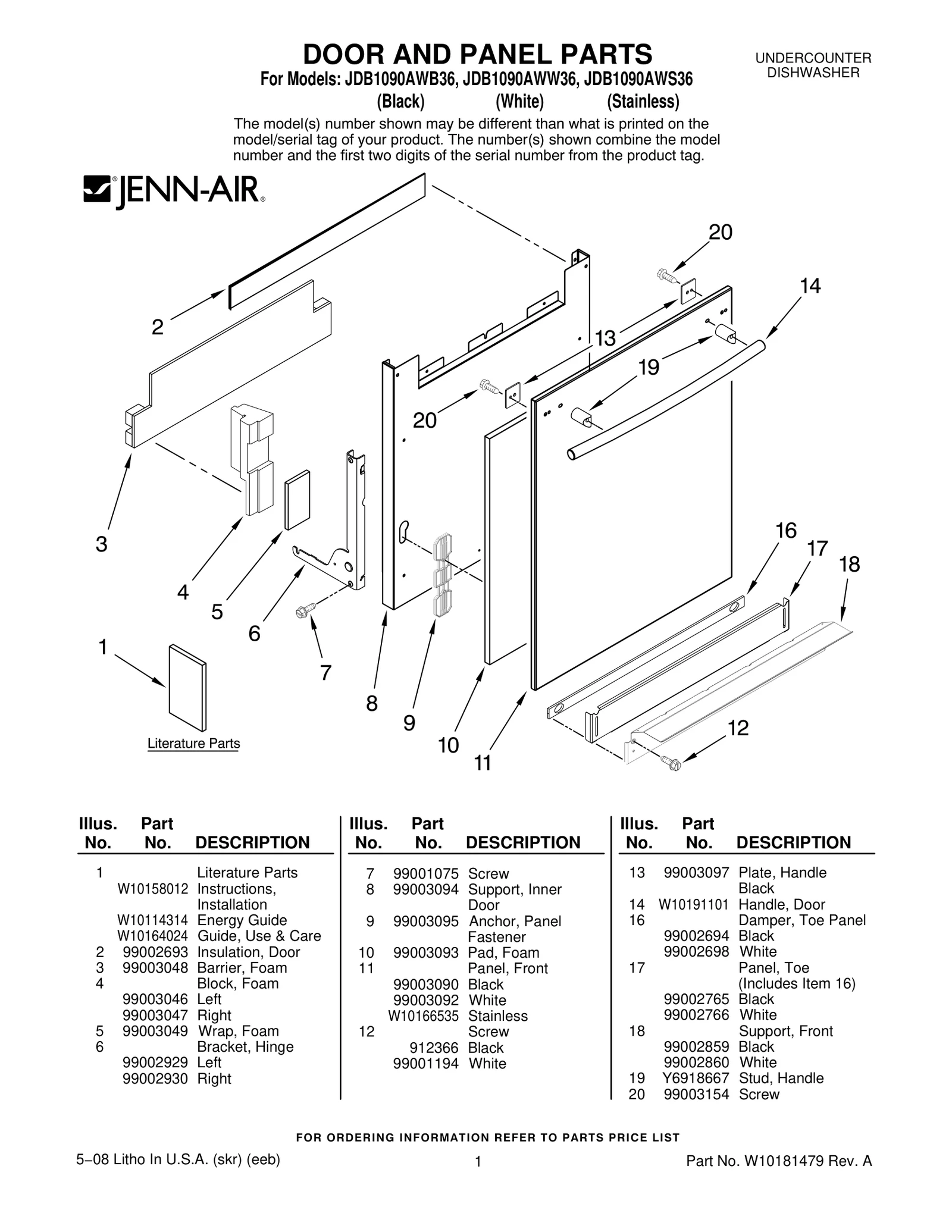 DOOR AND PANEL PARTS