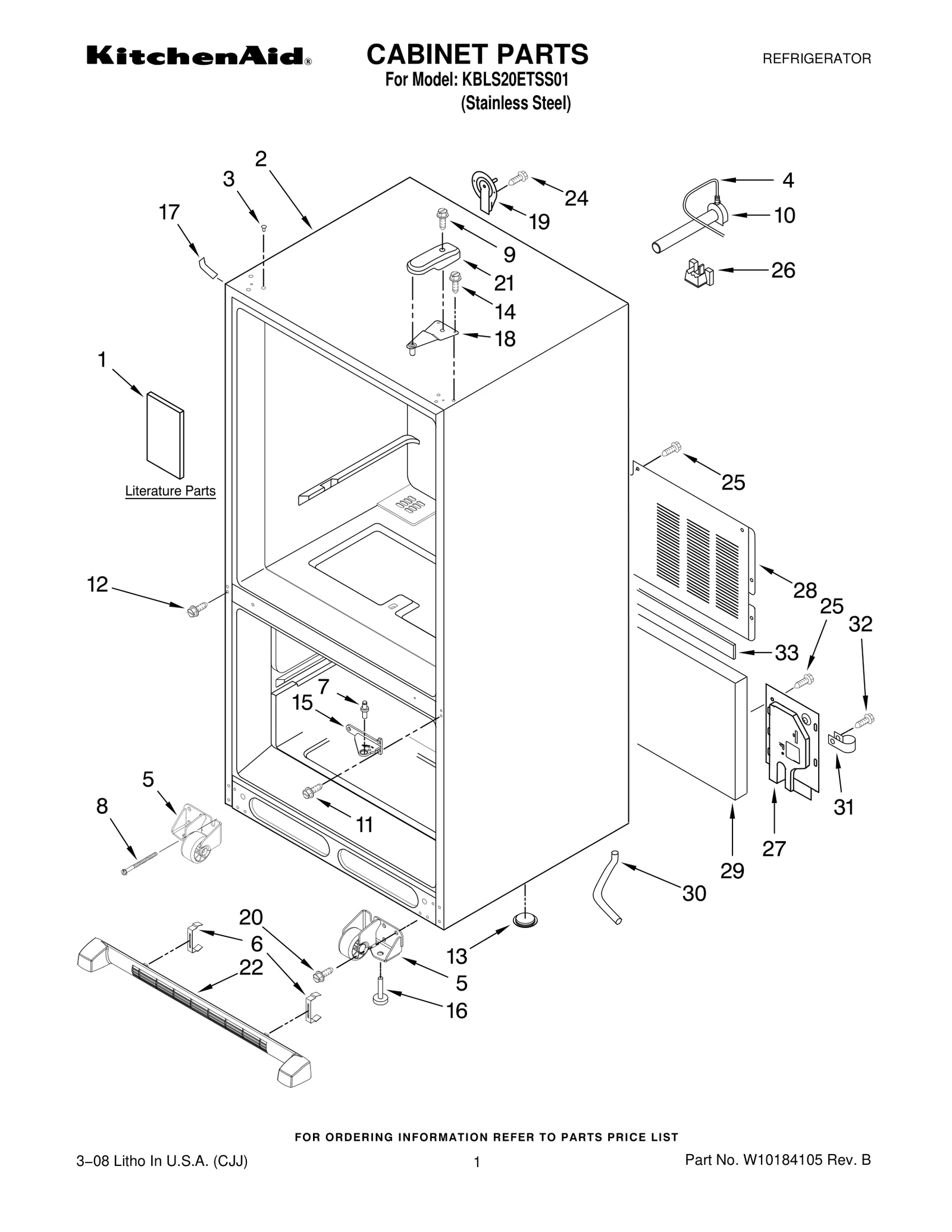 CABINET PARTS