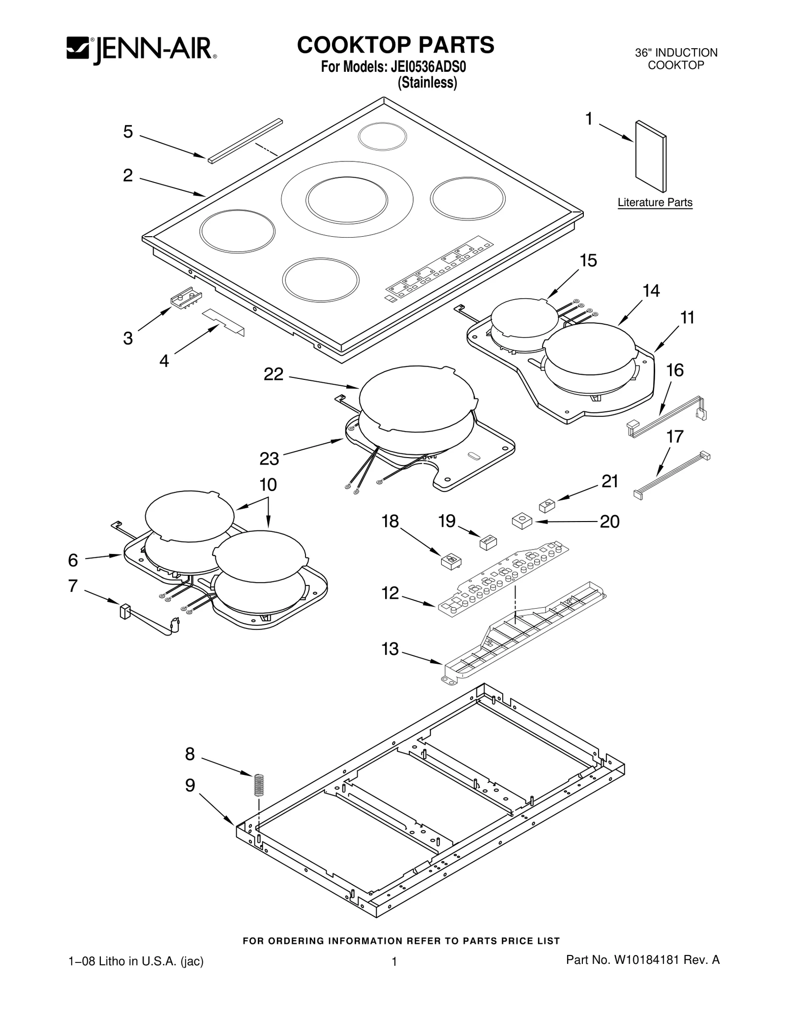 COOKTOP PARTS