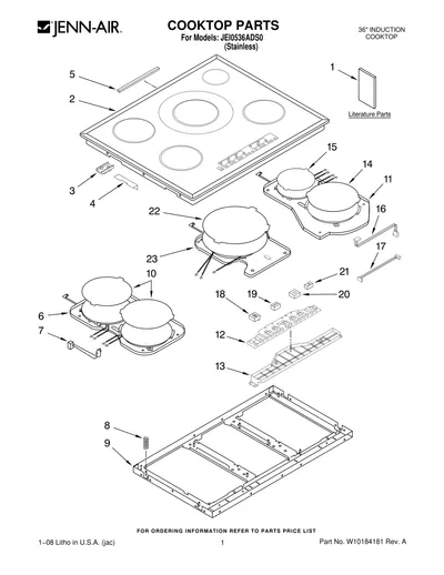 COOKTOP PARTS