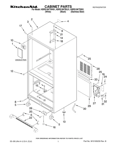 CABINET PARTS