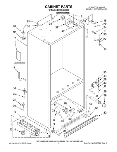 CABINET PARTS