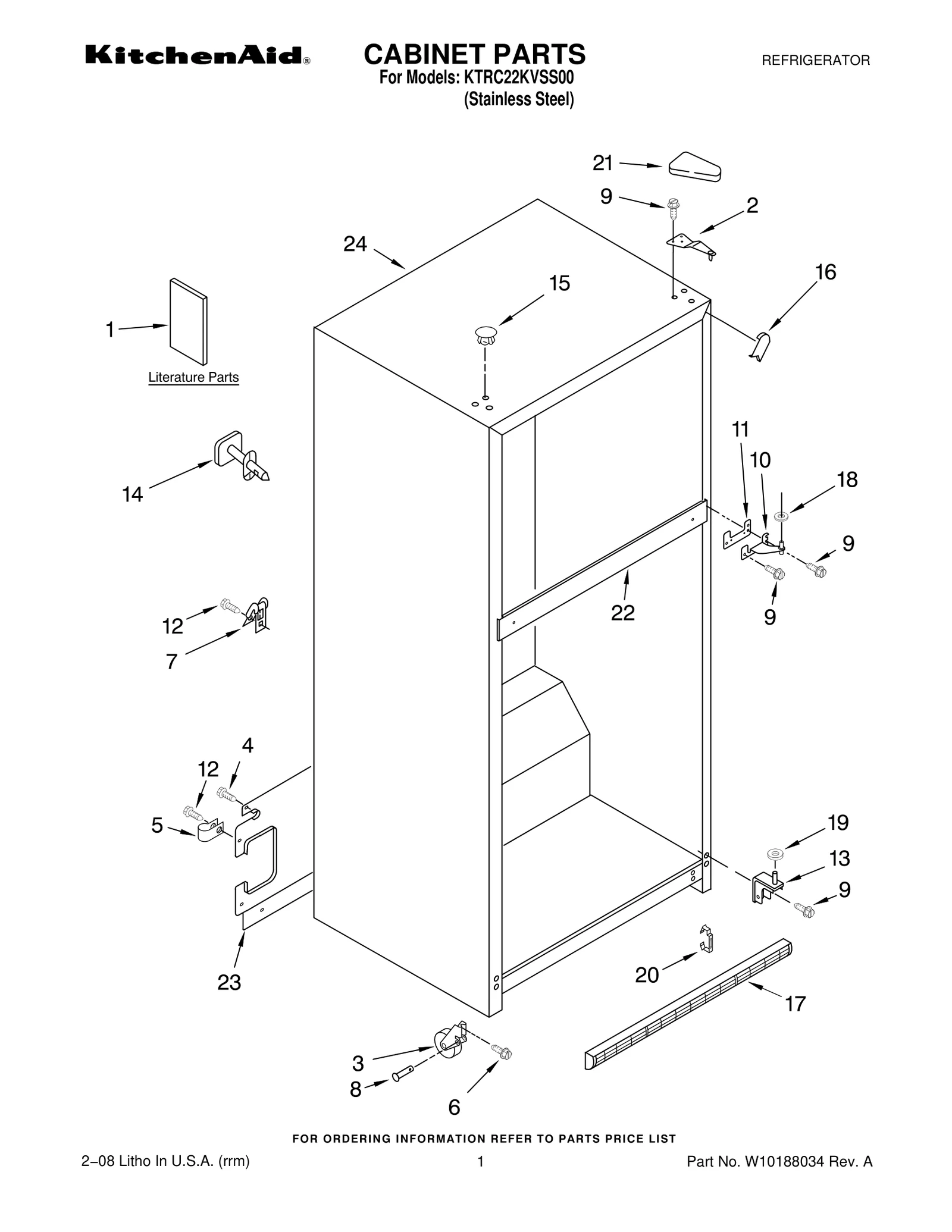 CABINET PARTS