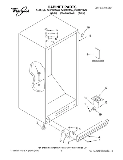 CABINET PARTS
