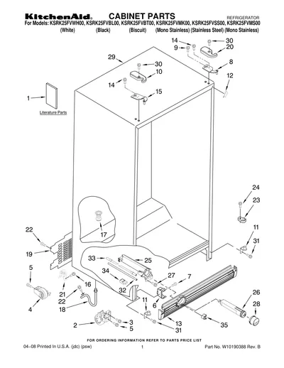 CABINET PARTS