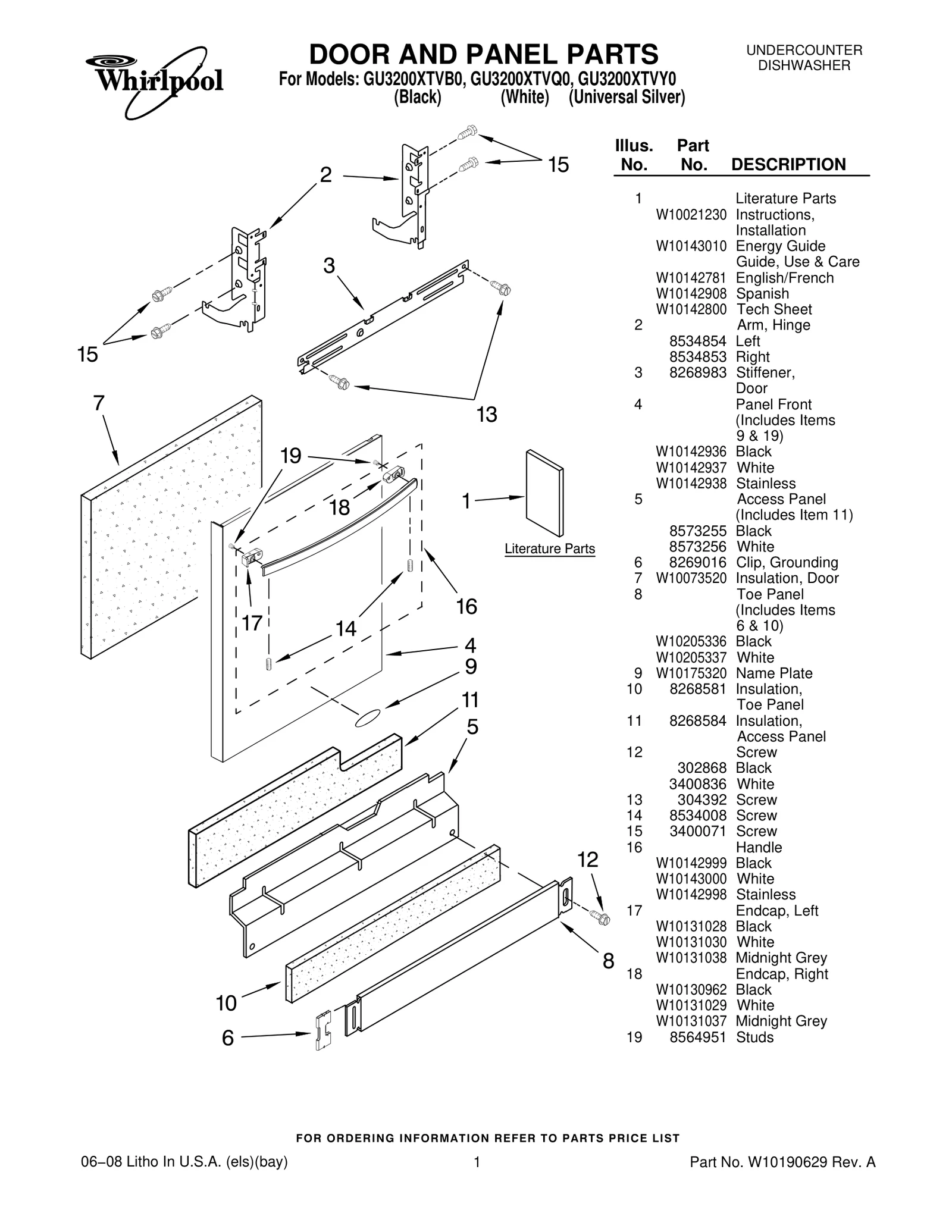 DOOR AND PANEL PARTS