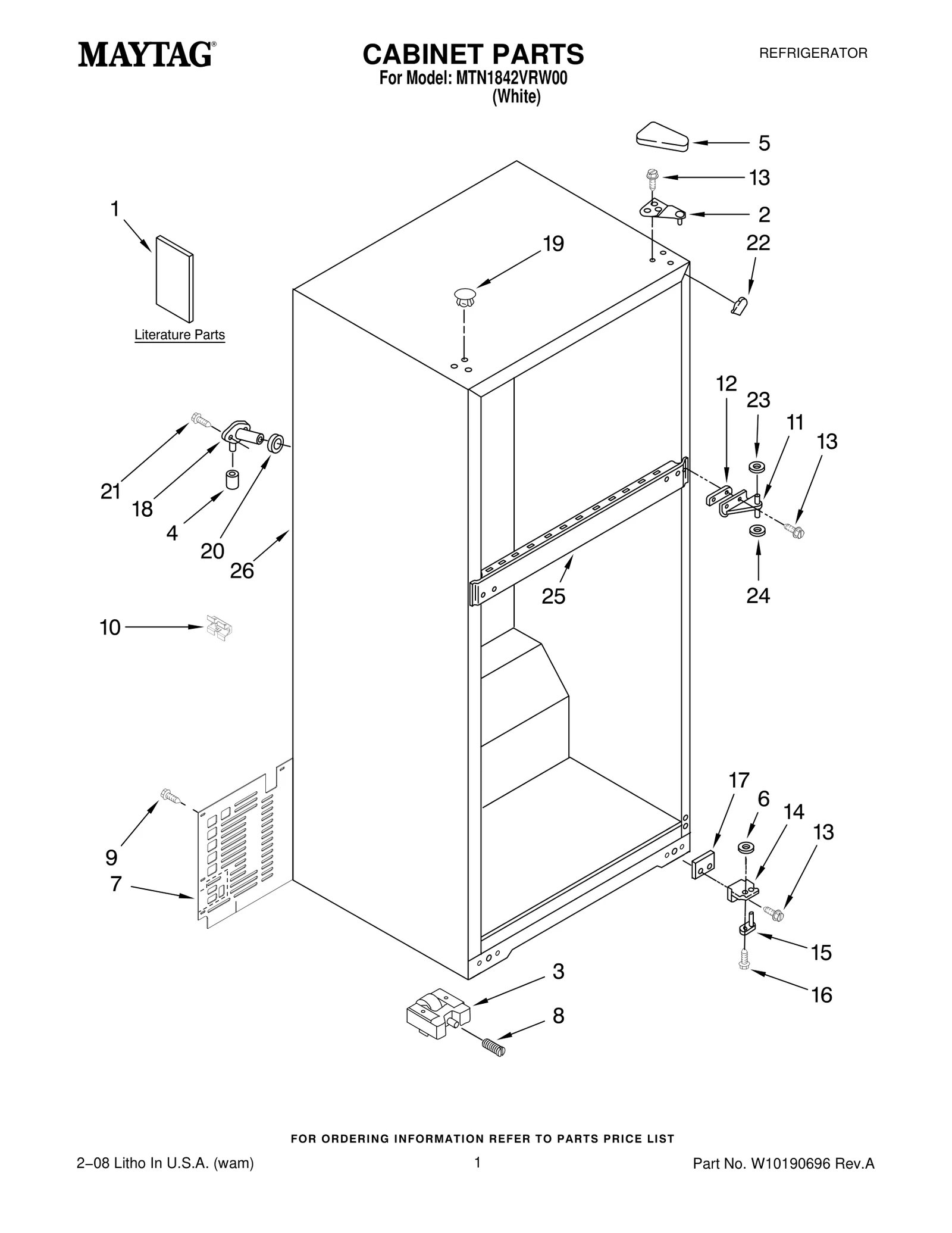 CABINET PARTS