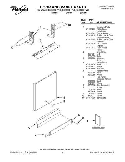 DOOR AND PANEL PARTS