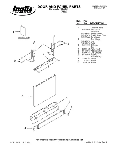 DOOR AND PANEL PARTS