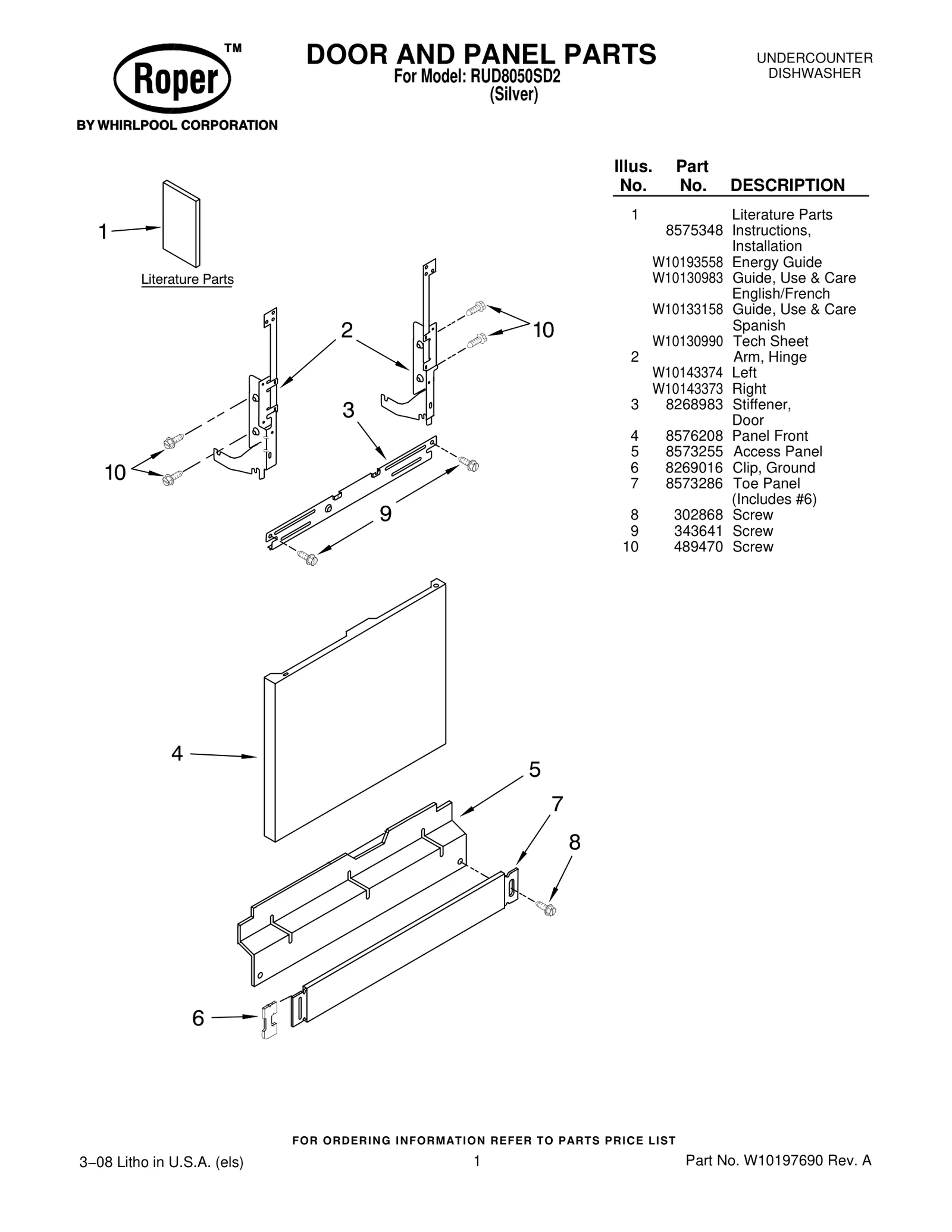 DOOR AND PANEL PARTS