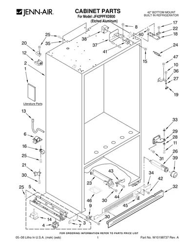 CABINET PARTS