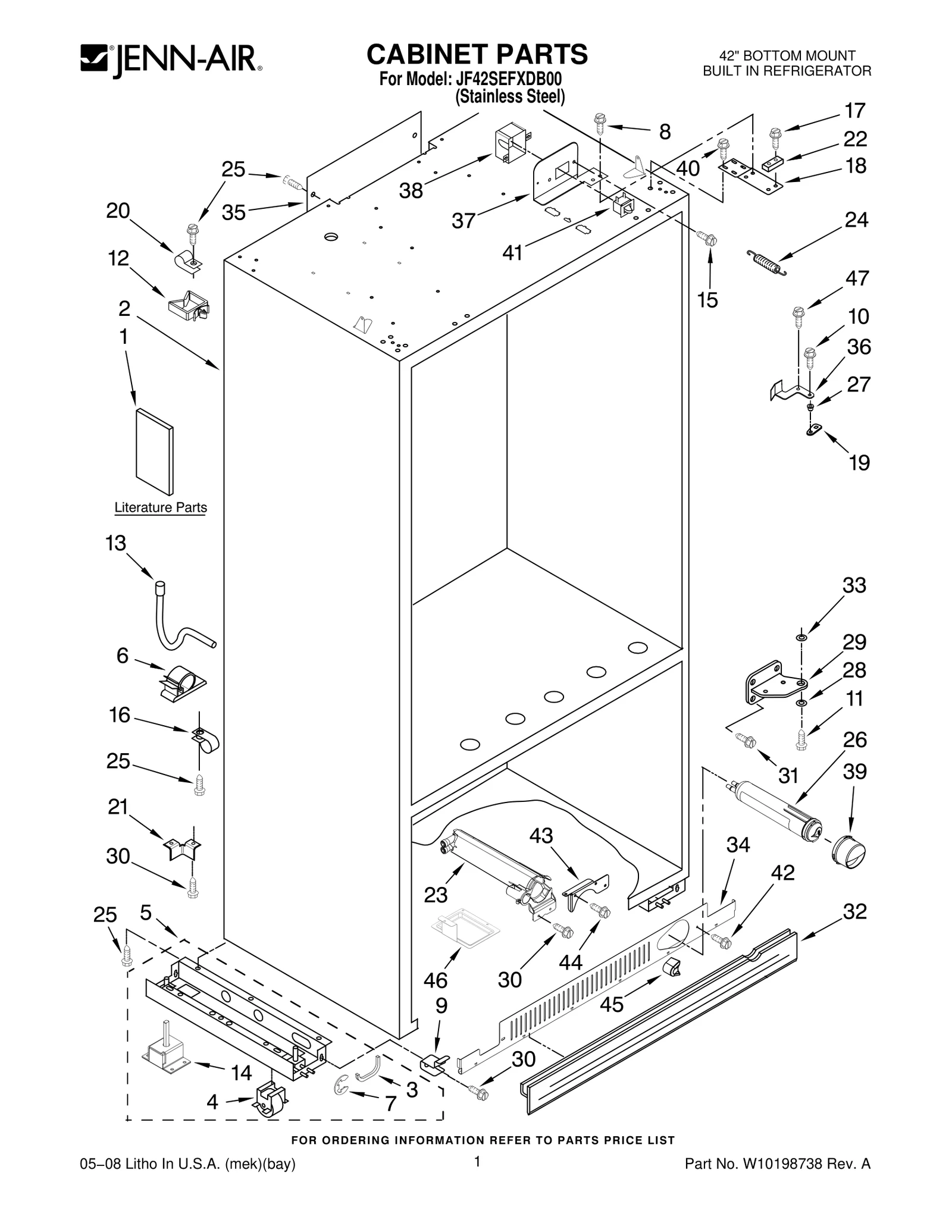 CABINET PARTS