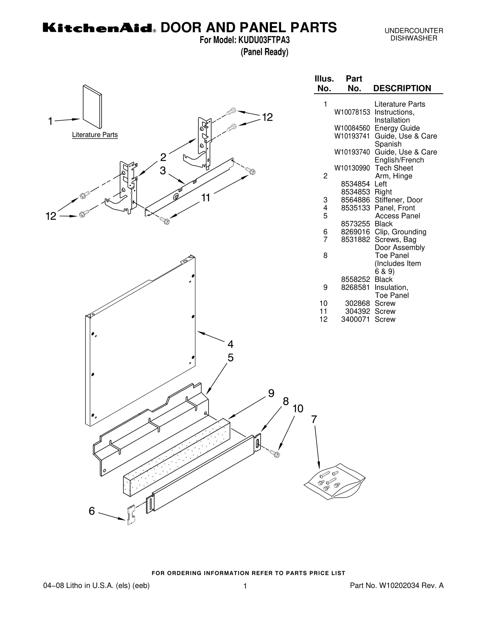 DOOR AND PANEL PARTS