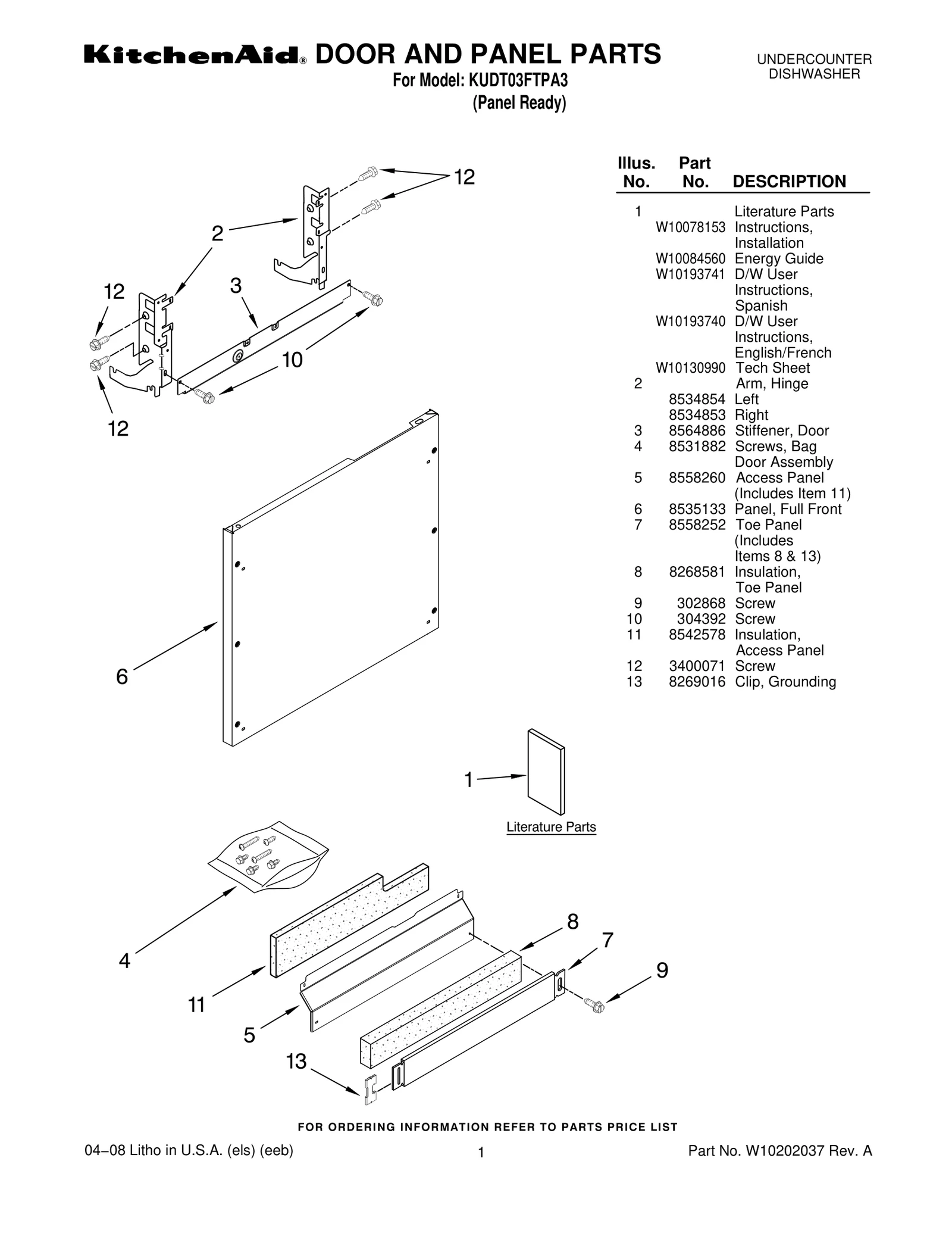 DOOR AND PANEL PARTS