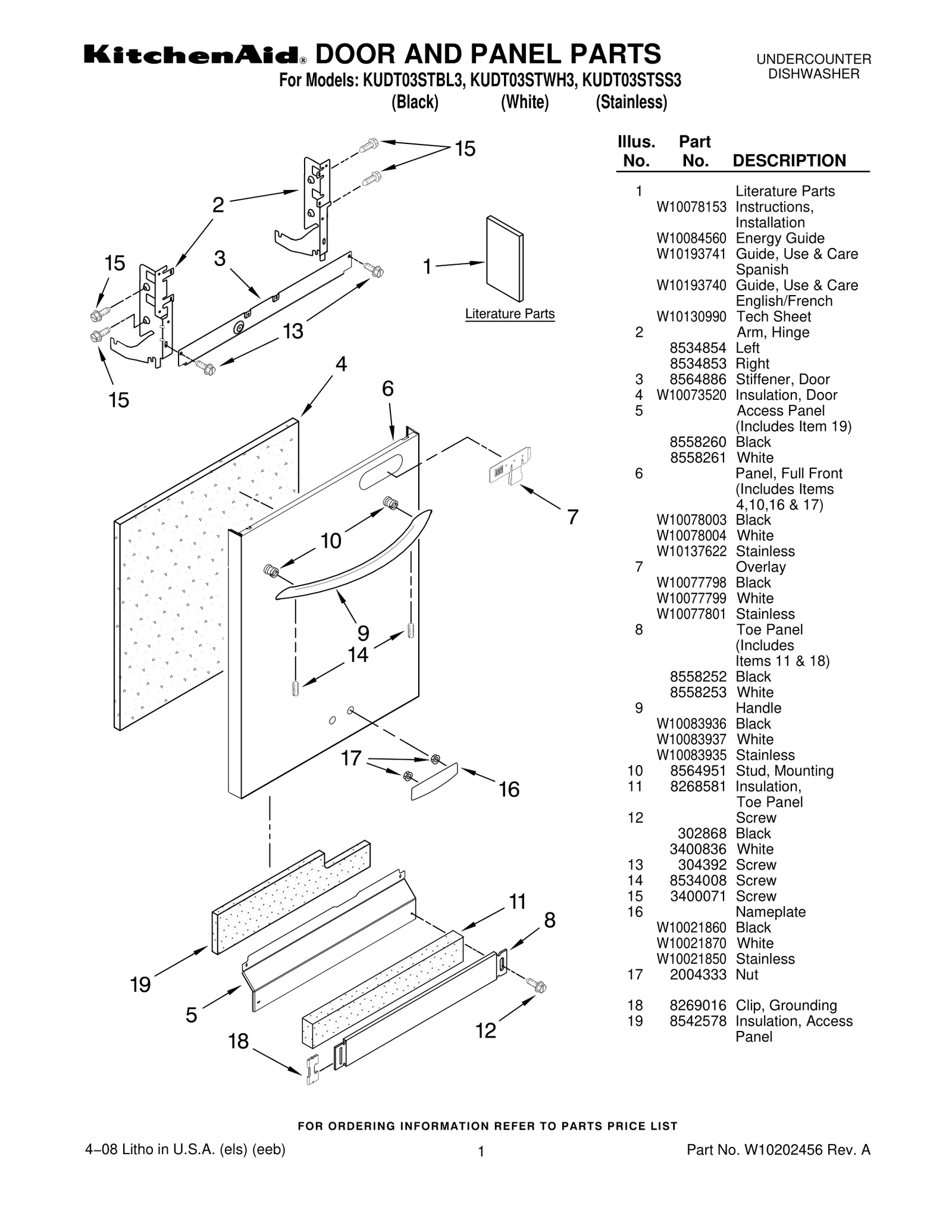 DOOR AND PANEL PARTS