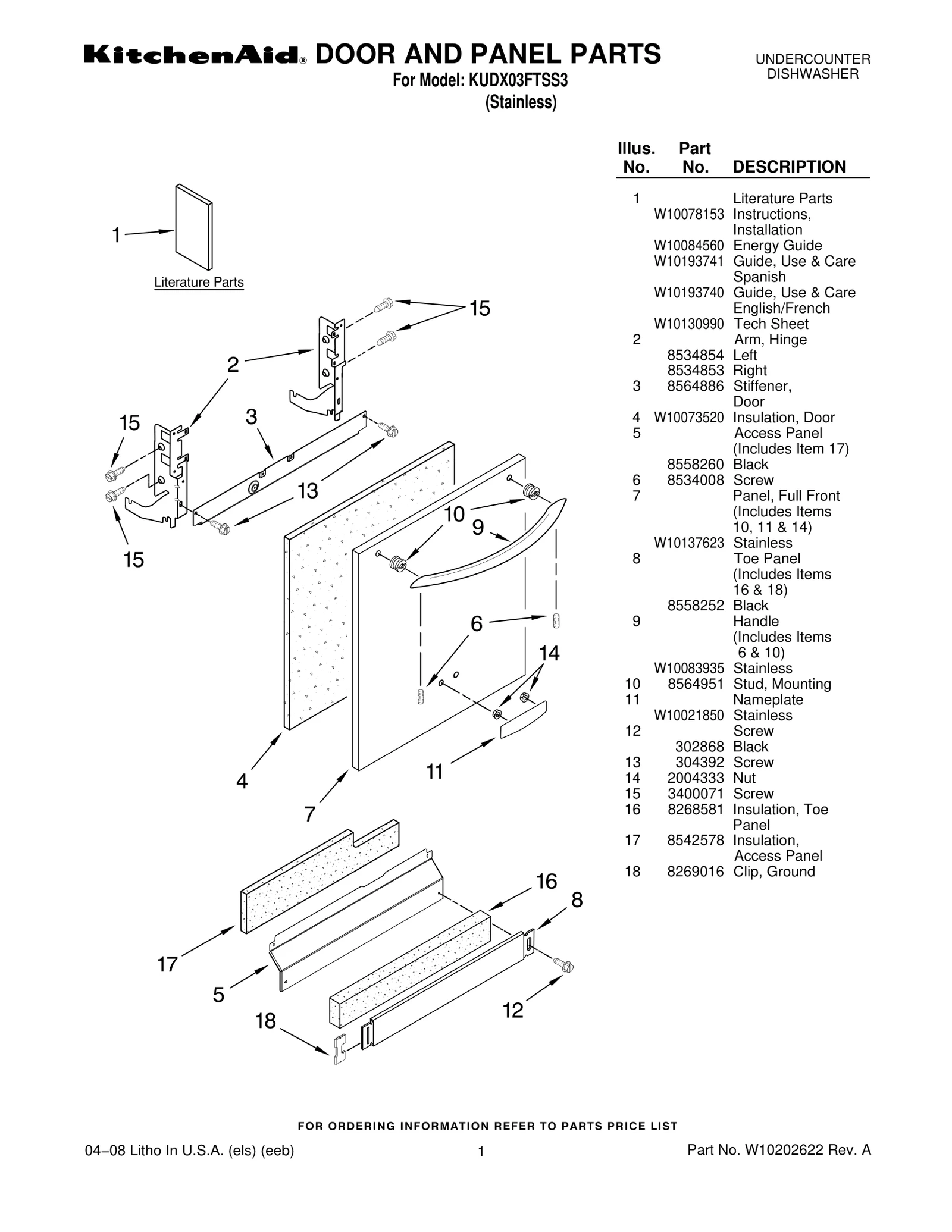 DOOR AND PANEL PARTS