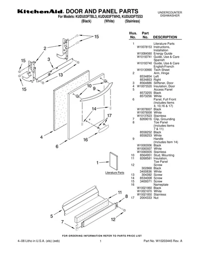 DOOR AND PANEL PARTS