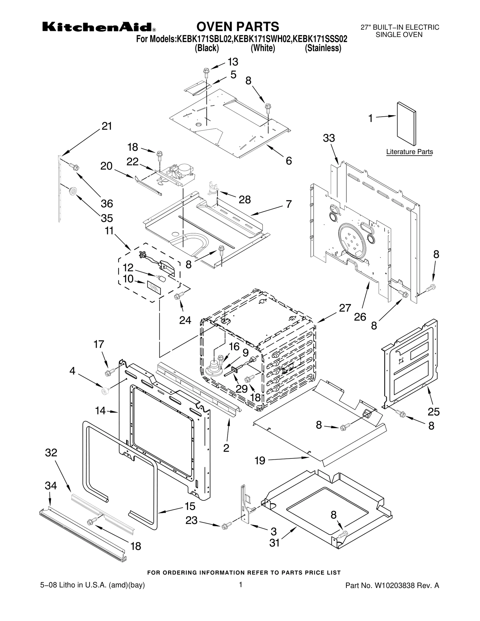 OVEN PARTS