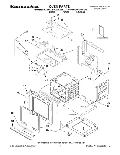 OVEN PARTS